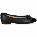 Bailarina Lazo Piel Negro  STEVE MADDEN