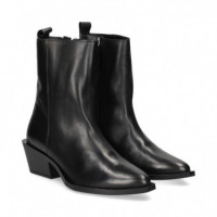 Botin Cowboy Piel Negro  STEVE MADDEN