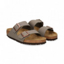 Pala 2 Hebillas Birko-flor Gris  BIRKENSTOCK