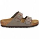 Pala 2 Hebillas Birko-flor Gris  BIRKENSTOCK