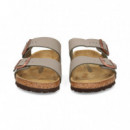 Pala 2 Hebillas Birko-flor Gris  BIRKENSTOCK