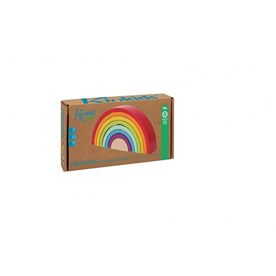 KIOKIDS INFANTIL APRENDIZAJE  RAINBOW TOWER 41X15 CM REF: 68731