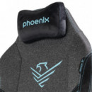 Silla Gaming PHOENIX Tela Monarch Talla R Black/blue