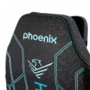 Silla Gaming PHOENIX Tela Monarch Talla R Black/blue