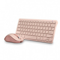 Teclado + Raton NGS Fantasy Kit Wireless Pink