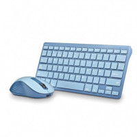 Teclado + Raton NGS Fantasy Kit Wireless Blue