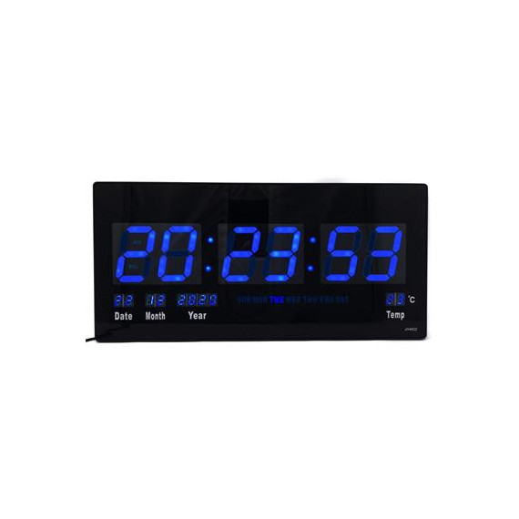 Reloj Digital de Pared Xl Cnn Calendario y Temepratura JH4622  LALO