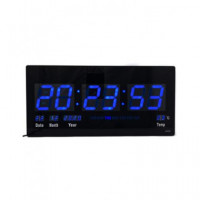 Reloj Digital de Pared Xl Cnn Calendario y Temepratura JH4622  LALO