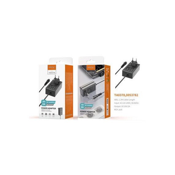 MTK Alimentador Corriente Universal Rca 16V 2A TA0378