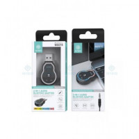 IKREA 2 en 1 Transmisor y Receptor de Audio BLUETOOTH Usb, Jack 3.5MM WA0215