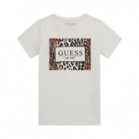 Camiseta de Punto con Logotipo Frontal Kids  GUESS