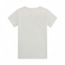 Camiseta de Punto con Logotipo Frontal Kids  GUESS