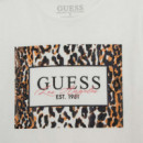 Camiseta de Punto con Logotipo Frontal Kids  GUESS