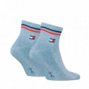 Pack 2 Calcetines Classics con Detalle de Rayas  TOMMY HILFIGER