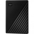 Wd Disco Duro Externo 5TB My Passport Compatible Windows 10 y Mac Formateado Negro  WESTERN DIGITAL