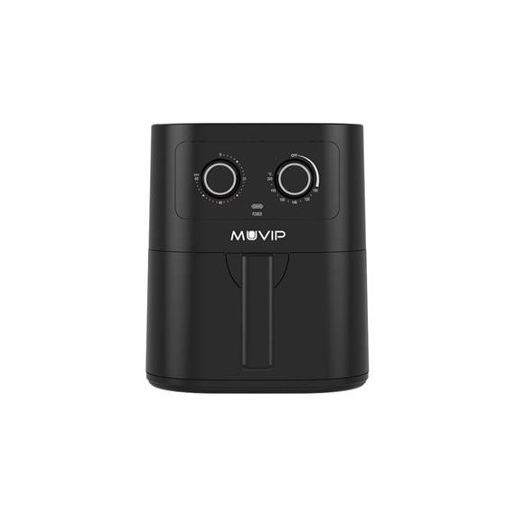 MUVIP Freidora de Aire Airfryer 4.5L 1600W Negro MV0463