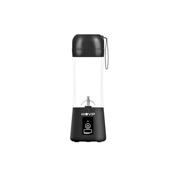 MUVIP Batidora de Vaso Portatil Recargable 60W 380ML Negra