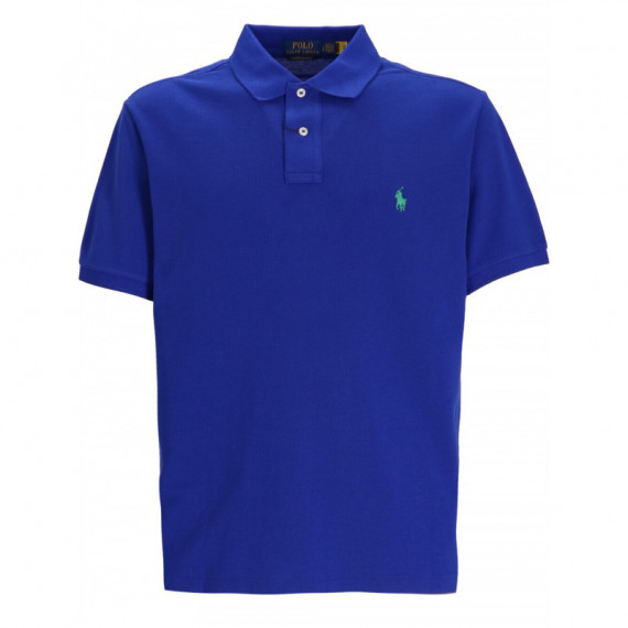 Polo RALPH LAUREN - SSKCCMSLM1-SHORT Sleeve-knit - Classic Azure C5222 - 710680784393/CLASSIC Azure C5222