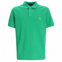 Polo RALPH LAUREN - SSKCCMSLM1-SHORT Sleeve-knit - Golf Green C1277 - 710680784394/GOLF Green C1277