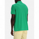 Polo RALPH LAUREN - SSKCCMSLM1-SHORT Sleeve-knit - Golf Green C1277 - 710680784394/GOLF Green C1277