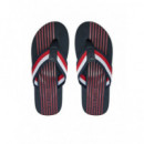 Sandalias Hilfiger Rwb Beach Sandal  TOMMY HILFIGER