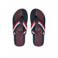 Sandalias Hilfiger Rwb Beach Sandal  TOMMY HILFIGER