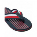 Sandalias Hilfiger Rwb Beach Sandal  TOMMY HILFIGER