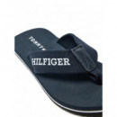 Sandalias Hilfiger Monotype Beach Sandal  TOMMY HILFIGER