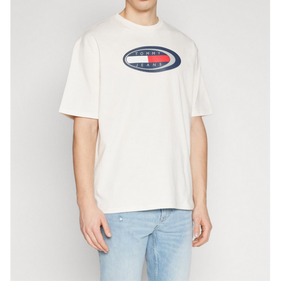 Camiseta TOMMY JEANS Archive Board Blanco Crema