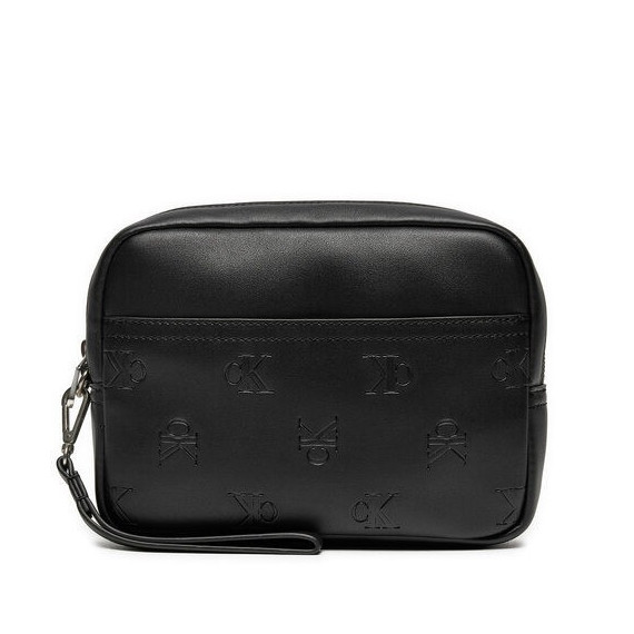 Aop Emboss Zip Pouch Allover Print  CALVIN KLEIN