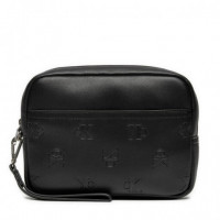 Aop Emboss Zip Pouch Allover Print  CALVIN KLEIN