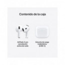 Apple Auriculares Intrauditivos Airpods 4 con Cancelacion de Ruido MXP93ZM/A Blanco  APPLE