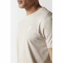 Camiseta 11º Premium Printed Beige