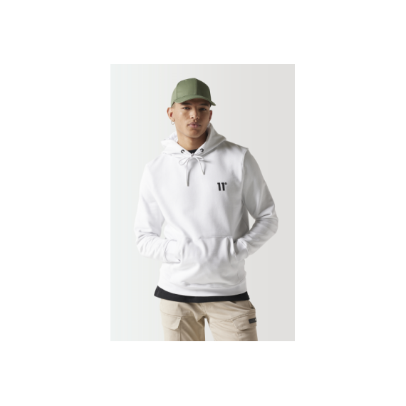 Suéter 11º Streetwear Hoodie Blanco