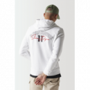 Suéter 11º Streetwear Hoodie Blanco