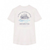 Camiseta ARICA Antarctica Blanco