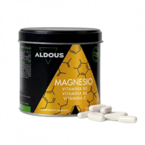 Aldous Magnesio con Vitamina C, B5 y B6 X 200 Capsulas  ALDOUS BIO