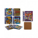 Out Of The Blue Caja de 4 Posavasos de Corcho Diseño Gameboy Classic Colleccion  NINTENDO