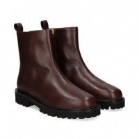 Botin Piel Marron  UNISA