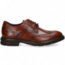 Blucher Picado Vega Florentick Marron  FLUCHOS