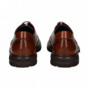 Blucher Picado Vega Florentick Marron  FLUCHOS