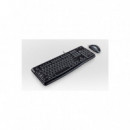 TECLADO + RATON LOGITECH MK120 USB BLACK