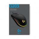 RATON LOGITECH G203 LIGHTSYNC RGB USB BLACK