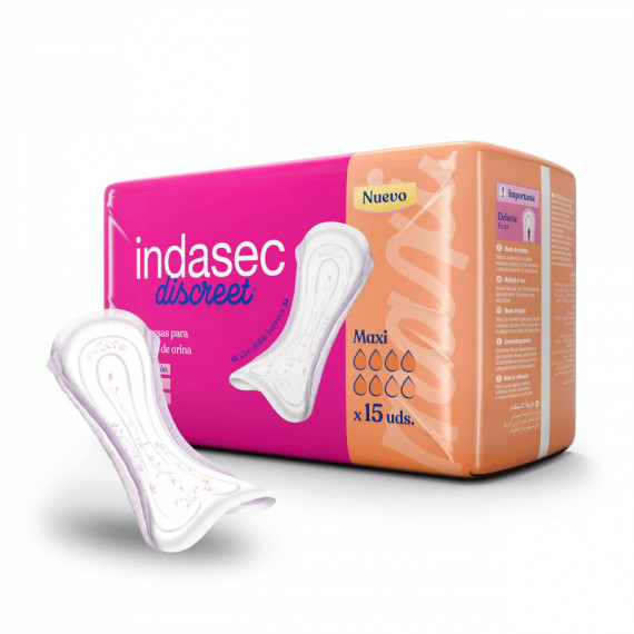 Indasec Maxi 15 Unidades  INDAS