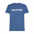 Camiseta con Logo del Monotipo Bordado  TOMMY HILFIGER