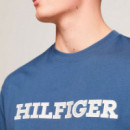 Camiseta con Logo del Monotipo Bordado  TOMMY HILFIGER