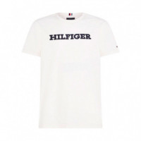 Camiseta con Logo del Monotipo Bordado  TOMMY HILFIGER