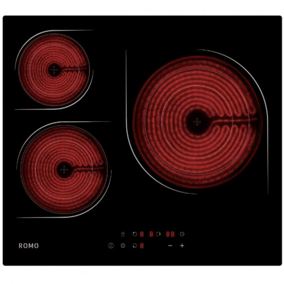 ROMO RO-V3FB-LI Vitroceramica 3 Fuegos