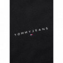 Braga Tommy Linear Logo Fleece Unica Negro  TOMMY JEANS