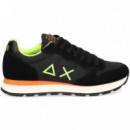 Logo Fluor Ante+nylon Negro  SUN68